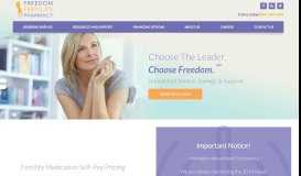 
							         Freedom Fertility Pharmacy - Refill Fertility Medications Online								  
							    