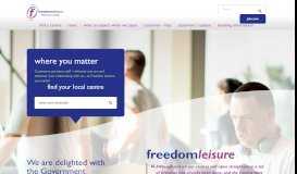 
							         Freedom Leisure Centre Trust | Fitness Centres | Gyms								  
							    