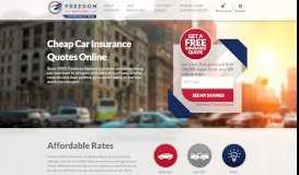 
							         Freedom National | Cheap Car Insurance Quotes Online								  
							    