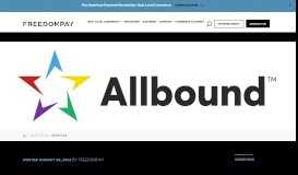 
							         FreedomPay Announces Allbound Partner Portal | FreedomPay								  
							    