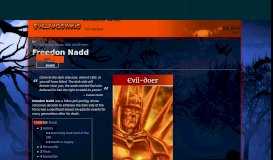 
							         Freedon Nadd | Villains Wiki | FANDOM powered by Wikia								  
							    