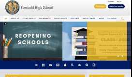 
							         Freehold High School - Freehold Regional High School District								  
							    