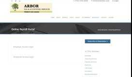 
							         Freehold, NJ Accounting Firm | Online Payroll Portal Page | Arbor Tax ...								  
							    