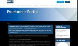 
							         Freelancer Portal | PRCA								  
							    