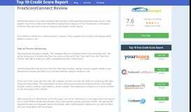 
							         FreeScoreConnect - Top 10 Credit Score Report								  
							    