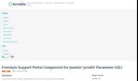 
							         Freestyle Support Portal Component for Joomla! 'prodid' Parameter ...								  
							    