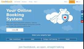 
							         Freetobook, Free Online Booking System for Hotels, Bed and ...								  
							    
