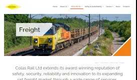 
							         Freight - Colas Rail								  
							    
