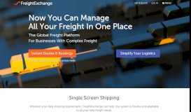 
							         FreightExchange: Freight Management and Transport Services								  
							    