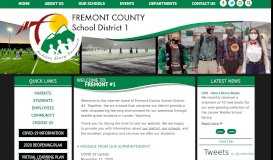 
							         Fremont Co School Dist #1 – K-12 school district in Lander, Wyoming								  
							    