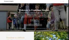 
							         Frensham Heights - 3 to 18 yrs, Day & Boarding School, Farnham ...								  
							    