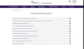 
							         Frequently Asked Questions - A Grade Ahead Enrichment Academies								  
							    
