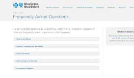 
							         Frequently Asked Questions | Blue Cross Blue Shield								  
							    