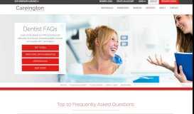 
							         Frequently asked questions | Careington Dentists								  
							    