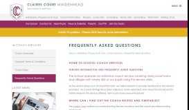 
							         Frequently Asked Questions - Claires Court Independent/Private School								  
							    