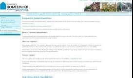 
							         Frequently Asked Questions - Coventry Homefinder								  
							    