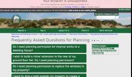 
							         Frequently Asked Questions for Planning - Rother District Council								  
							    