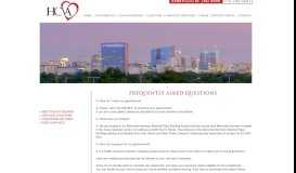 
							         Frequently Asked Questions | Houston Cardiovascular Associates								  
							    