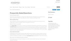 
							         Frequently Asked Questions - Intimo - Shop luxury underwear ...								  
							    