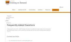 
							         Frequently Asked Questions | J. J. Keller Training on Demand								  
							    