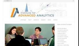 
							         Frequently Asked Questions – Master of Science in Analytics | Institute ...								  
							    
