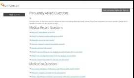 
							         Frequently Asked Questions - My Health Online								  
							    