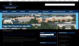 
							         Frequently Asked Questions - Old Dominion University								  
							    