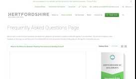 
							         Frequently Asked Questions Page - Hertfordshire Building Control								  
							    