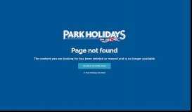 
							         Frequently Asked Questions - Park Holidays UK								  
							    
