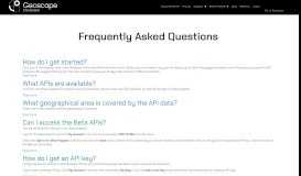 
							         Frequently Asked Questions - PSMA Developer Portal								  
							    
