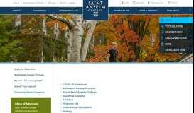 
							         Frequently Asked Questions | Saint Anselm College								  
							    