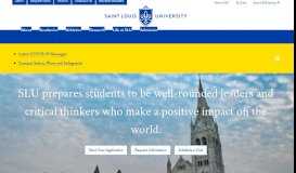 
							         Frequently Asked Questions : Saint Louis University Information ... - SLU								  
							    