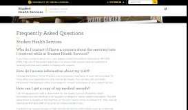 
							         Frequently Asked Questions • Student Health Services • UCF								  
							    