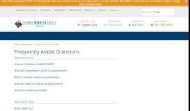 
							         Frequently Asked Questions - Summit Medical Group Oregon - BMC								  
							    