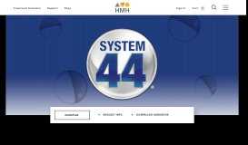 
							         Frequently Asked Questions | System 44 - Houghton Mifflin Harcourt								  
							    