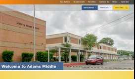 
							         Frequently Used Links — John Q. Adams Middle School								  
							    
