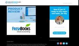 
							         FreshBooks Accounting Software Product Review – Dream Design Labs								  
							    