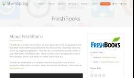 
							         FreshBooks - SharpSpring Tech Partner | App Marketplace								  
							    