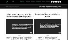 
							         Freshdesk, Freshservice portal free themes, tempaltes | Helpdesk ...								  
							    