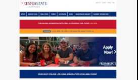
							         Fresno State Student Housing – Fresno State's Only On-Campus ...								  
							    