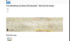 
							         Freudenberg Ausbau [Germany] | Mapire - The Historical Map Portal								  
							    
