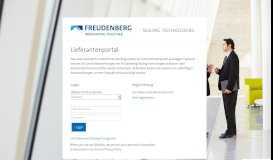 
							         Freudenberg Sealing Technologies - Lieferantenportal Europa								  
							    