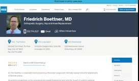
							         Friedrich Boettner, MD - Orthopedic Surgery, Hip and Knee ...								  
							    