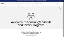 
							         Friends and Family - Samsung								  
							    
