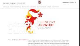 
							         Friends of Dulwich | Singapore								  
							    