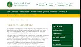 
							         Friends of Hardenhuish - Hardenhuish School								  
							    