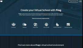 
							         Frog Education | Everything you need to deliver outstanding ...								  
							    