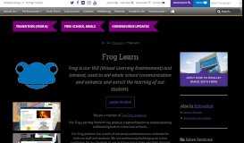 
							         Frog Learn - WRHS - Whalley Range 11-18 High School								  
							    