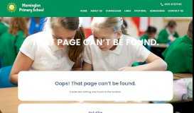 
							         FROG - School Portal Details - Mornington Primary School								  
							    