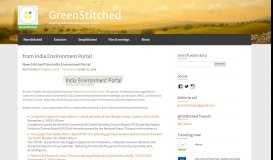 
							         from India Environment Portal « GreenStitched								  
							    